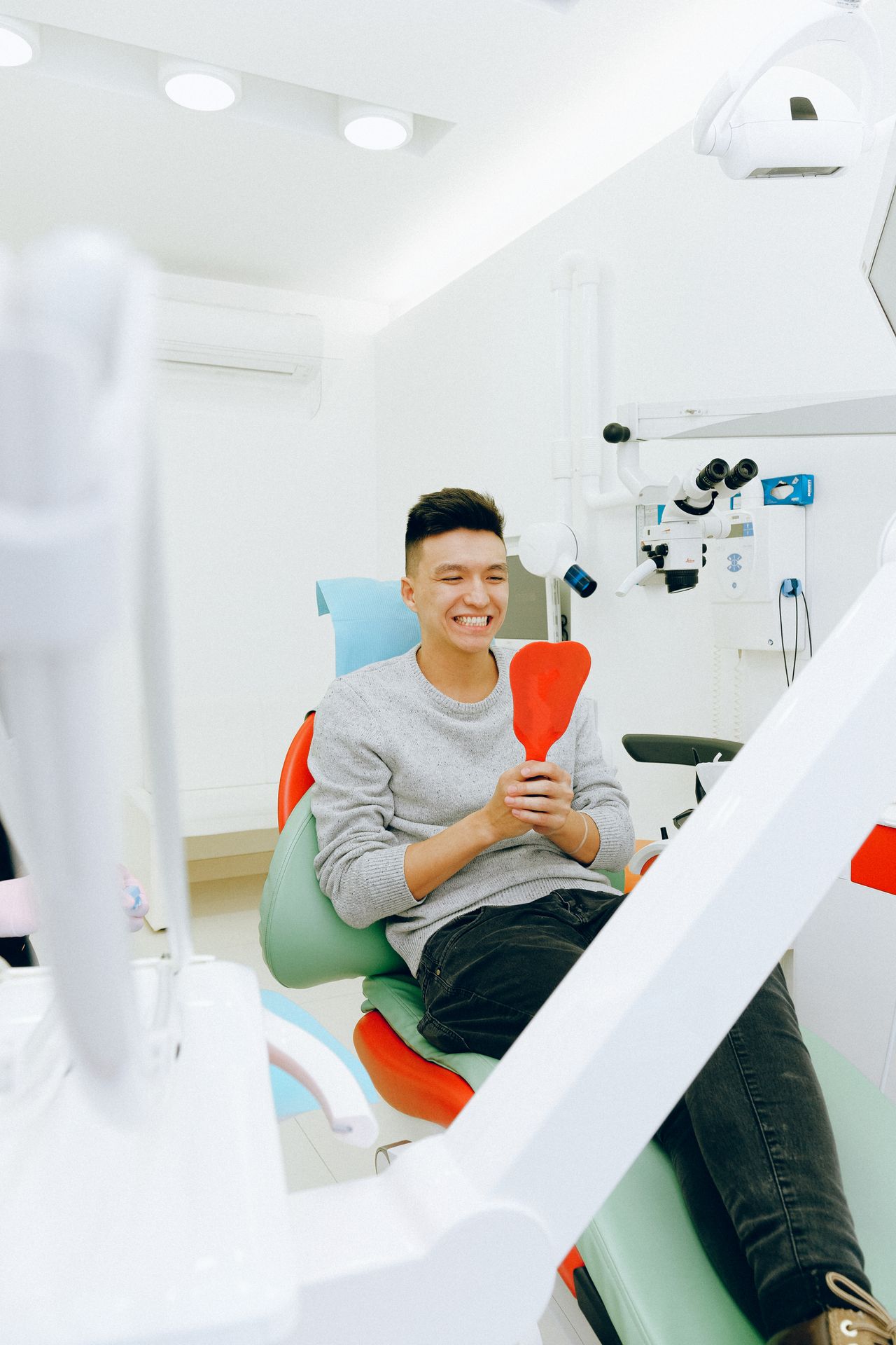 Patient with a big smile